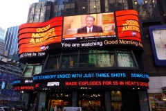 New York City, USA, Broadway, Time Square, Good Morning America !