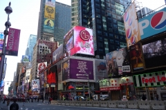 New York City, USA, Broadway, Manhattan, Time Square, enseignes lumineuses