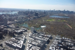 New York City, USA, survol de Harlem et Central Park