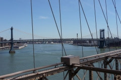 New York City, USA, Manhattan sud, pont de Manhattan