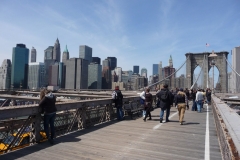 New York City, USA, Manhattan sud, pont de Brooklyn