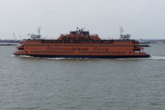 New York City, USA, Hudson river et sa navette ferry vers Staten island gratuite