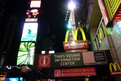 New York City, USA, Manhattan, Broadway, Time Square la nuit