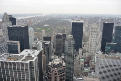 New York City, USA, Manhattan, Rockefeller Plaza, vue sur Central Park