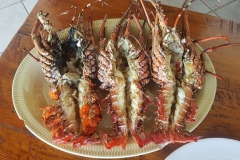 Zanzibar - langoustes grillées aau BBQ