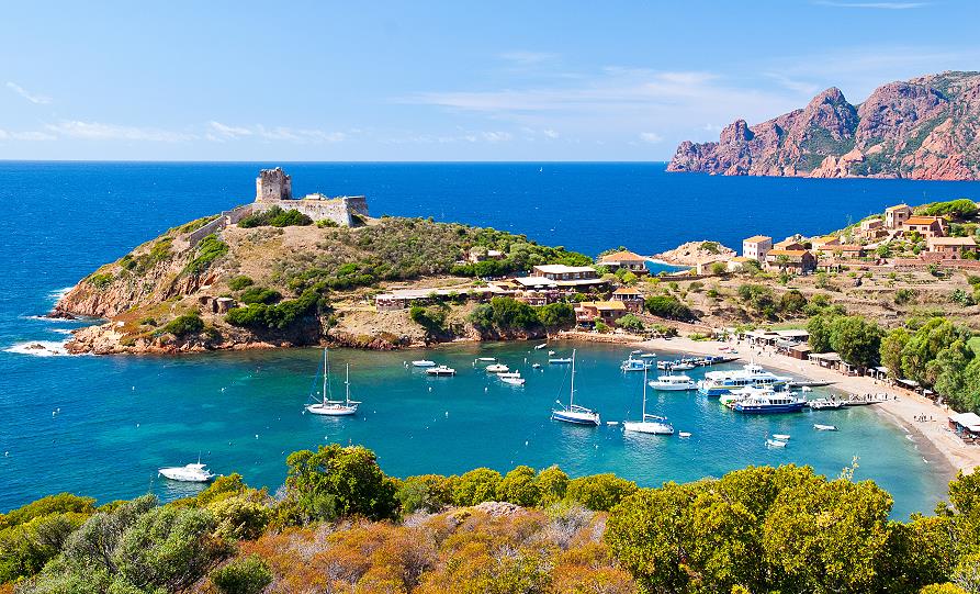 Corse, Baie de Girolata