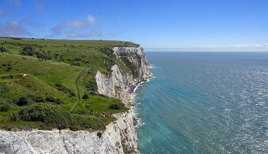 Douvres sur la Manche en Angleterre