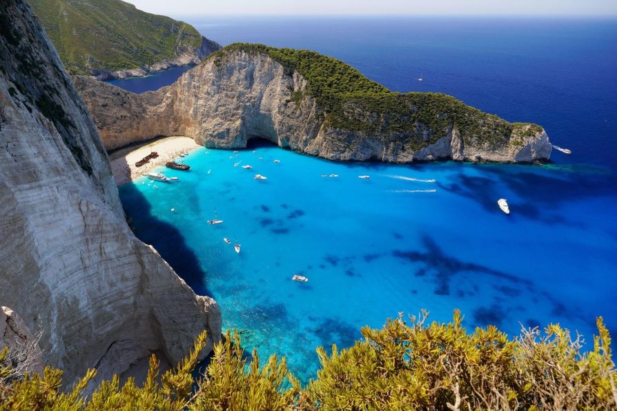 Plage de Navagio, Baie du naufrage, Grèce