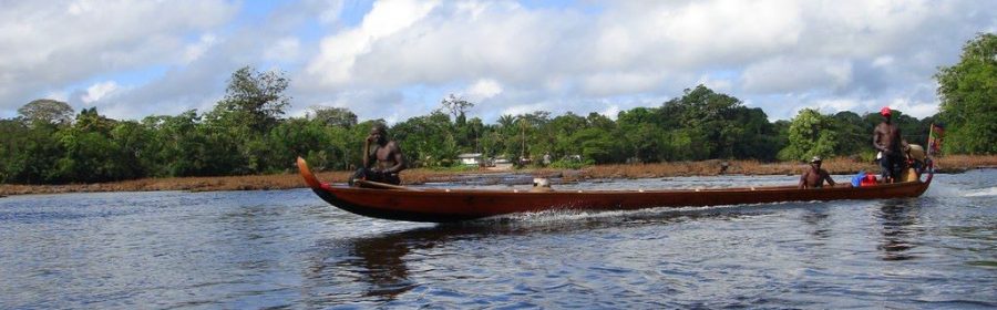 Le fleuve Maroni en Guyane Française
