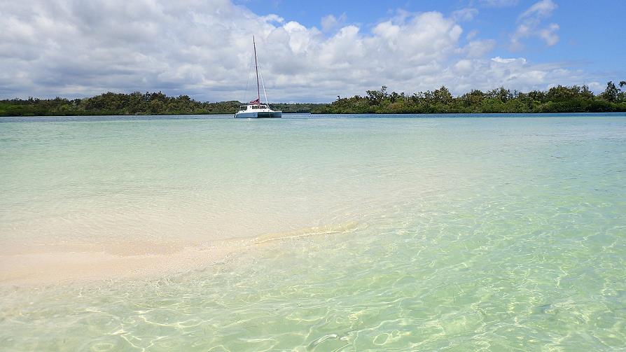 Ile aux Cerfs Maurice langue de sable