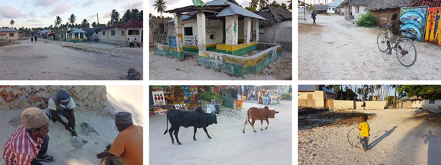 Village de Jambiani à Zanzibar