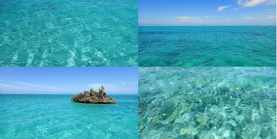 Le lagon de l'île aux bénitiers à Maurice