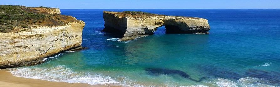 Australie, plage London Bow