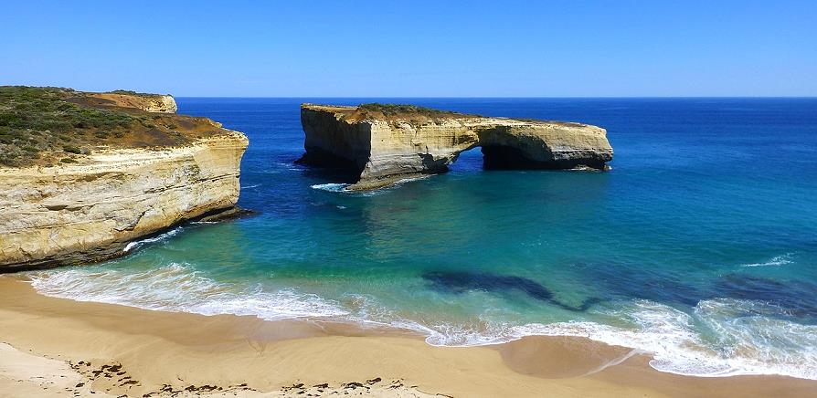 Australie, plage London Bow