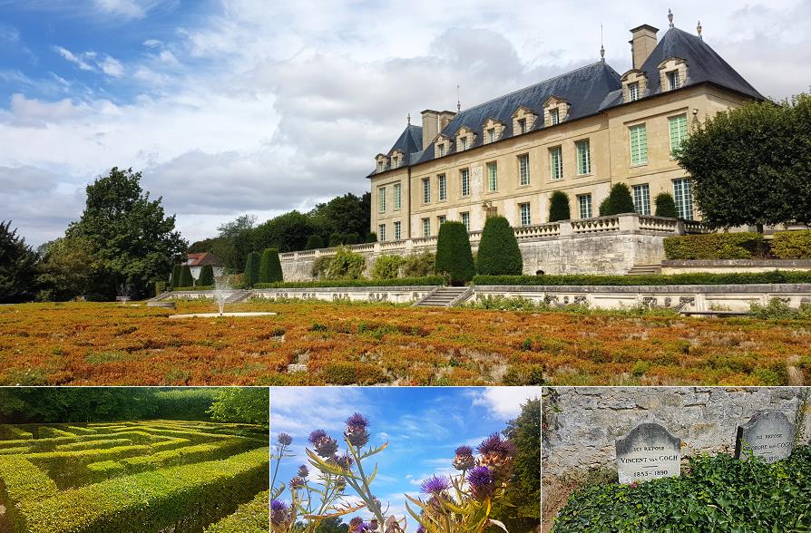 Château Auvers-sur-Oise, tombe de Van Gogh, Val-d'Oise