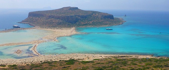 plage de Balos Gramvoussa en Crète