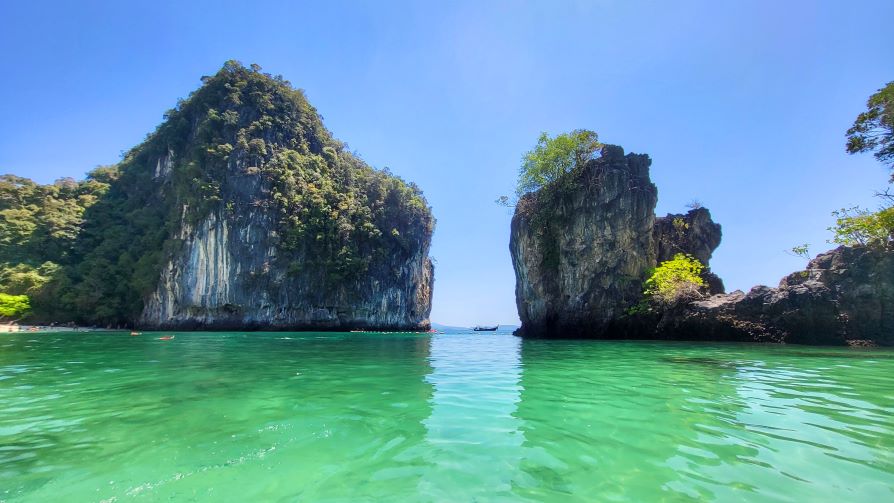 Lagon de Koh Hong island, Krabi, Thaïlande