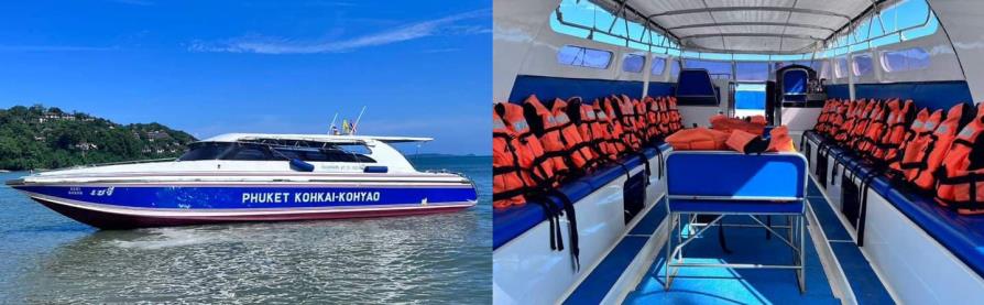 Excursion Krabi Koh Hong island en speedboat 750 ch