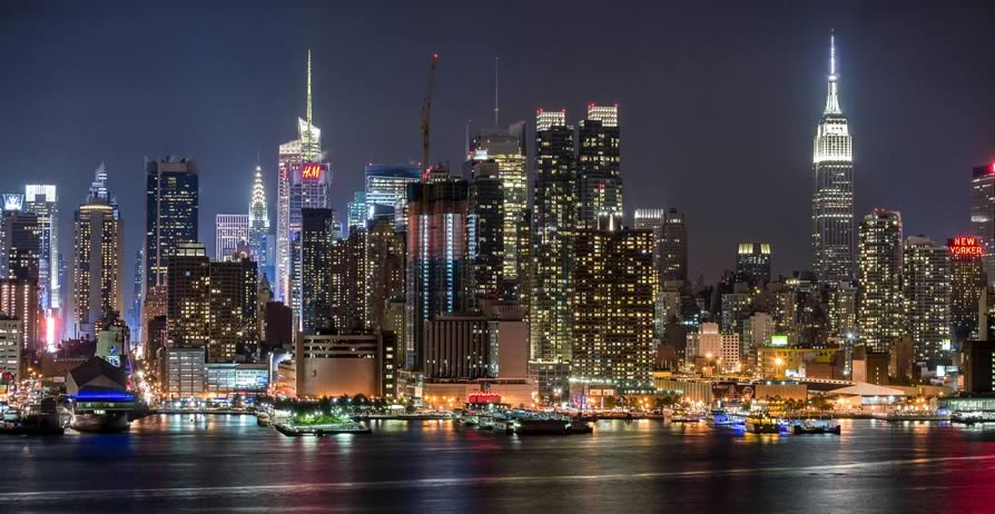 Manhattan la nuit, New-York