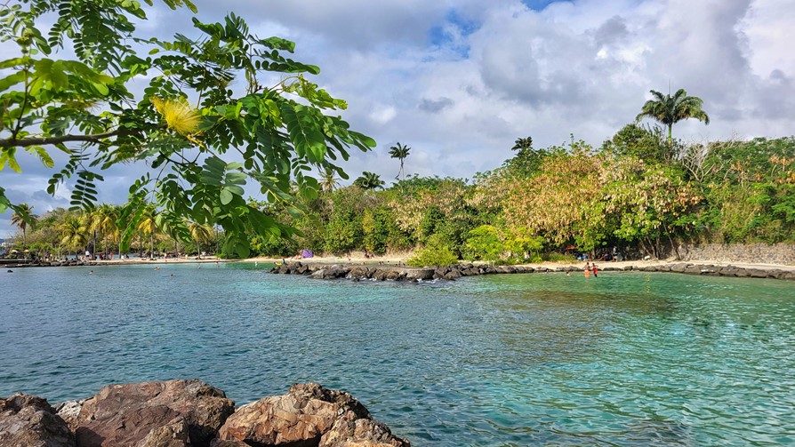 Martinique, plage de la Pointe du bout