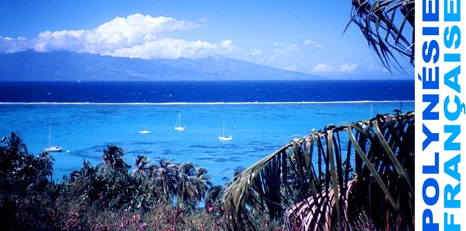 Lagon de Moorea et sa barrière de corail 