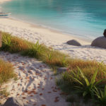 Plage sauvage sans tourisme de masse