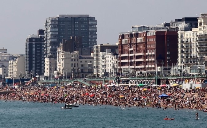 plage de Brighton Beach angleterre