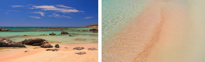 plage d’Elafonissi en Crète