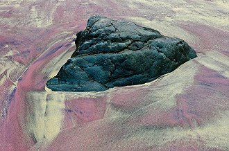 Plage de sable grenat Pfeiffer Beach  Big Sur Californie USA