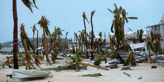 Saint-Martin aprs le passage de l'ouragan Irma de septembre 2017