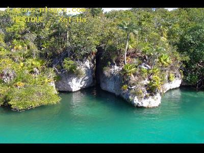 Plage du mexique à Xel-Ha les Caraïbes
