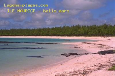 Plage de l' ile maurice à Belle mare