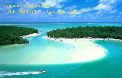 Plage de l' ile maurice à Ile aux cerfs