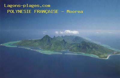 Plage de la polynesie franÇaise à Moorea l'île papillon