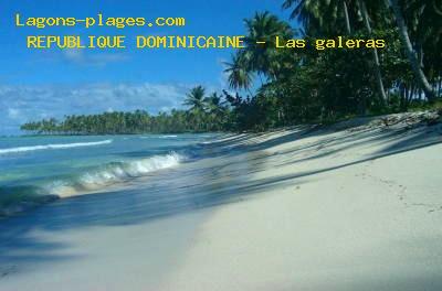 Plage de la republique dominicaine à Plage du village de Las Galeras