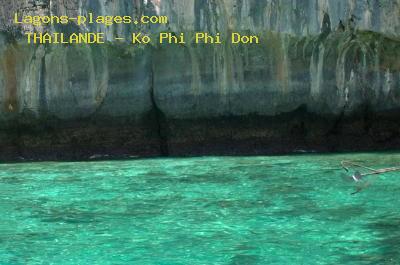 Plage de la thailande à Ko Phi Phi Don du film LA PLAGE