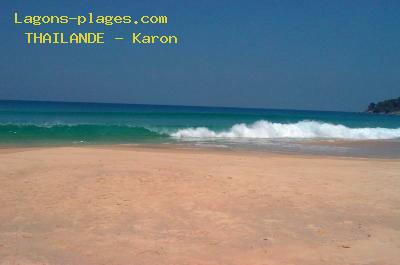 Plage de la thailande à Karon, île de Phuket