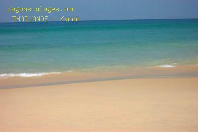 Plage de la thailande à Plage de Karon nord à Phuket