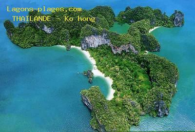 Plage de la thailande à Koh Hong