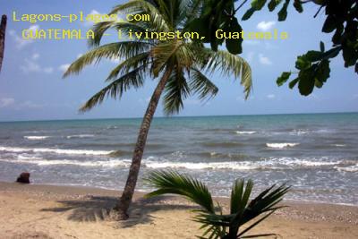 Plage du guatemala à Livingston, Guatemala