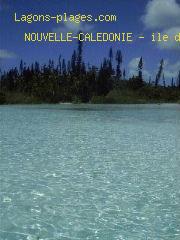 Plage de la nouvelle-caledonie à Ile des pins