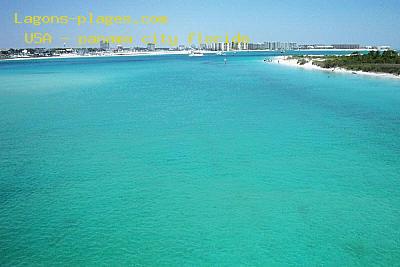 Plage des usa à Panama city floride
