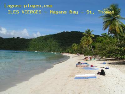 Plage des iles vierges à Magens Bay - St. Thomas