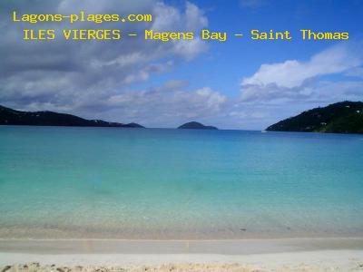 Plage des iles vierges à Magens Bay - Saint Thomas