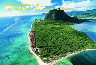 Plage de l' ile maurice à Le morne brabant