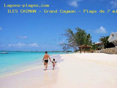 Plage des ILES CAIMAN  Grand Cayman - Plage de 7 mile