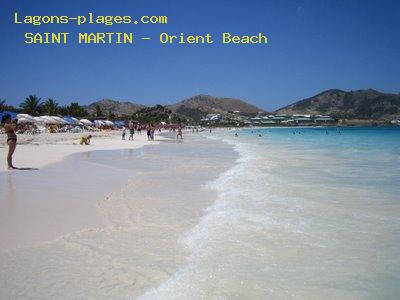Plage de saint martin à Orient Beach