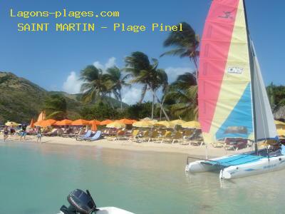 Plage de saint martin à Plage Pinel
