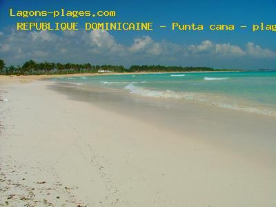 Plage de la republique dominicaine à Punta cana - plage du sud