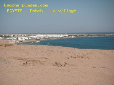Plage de L' egypte à Dahab - Le village